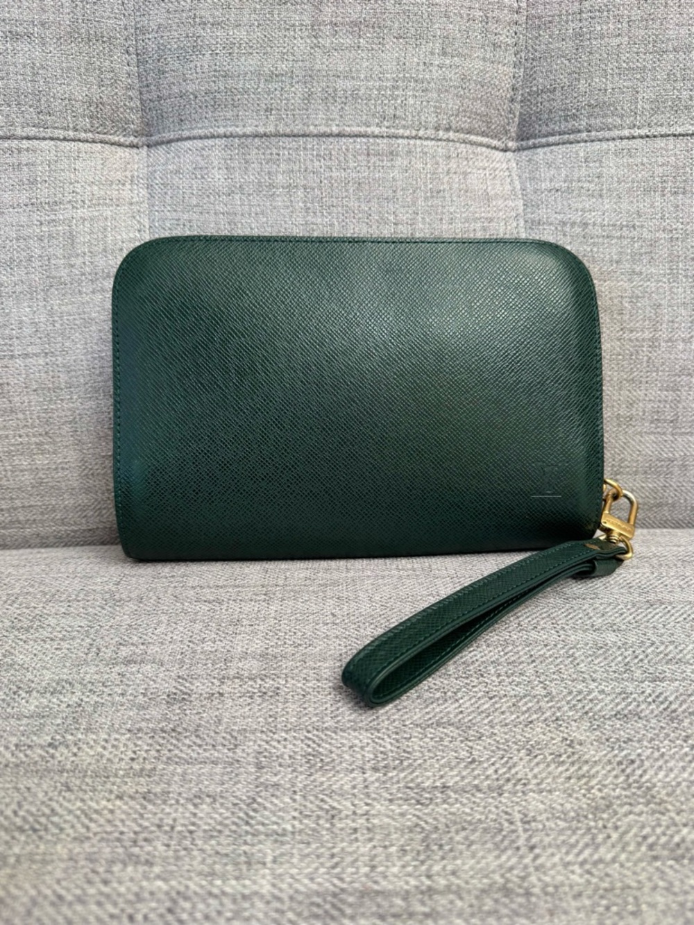 ❌SOLD❌Louis Vuitton Taiga Baikal Pochette Clutch | Epicea Green ✨ - Picture 5 of 17